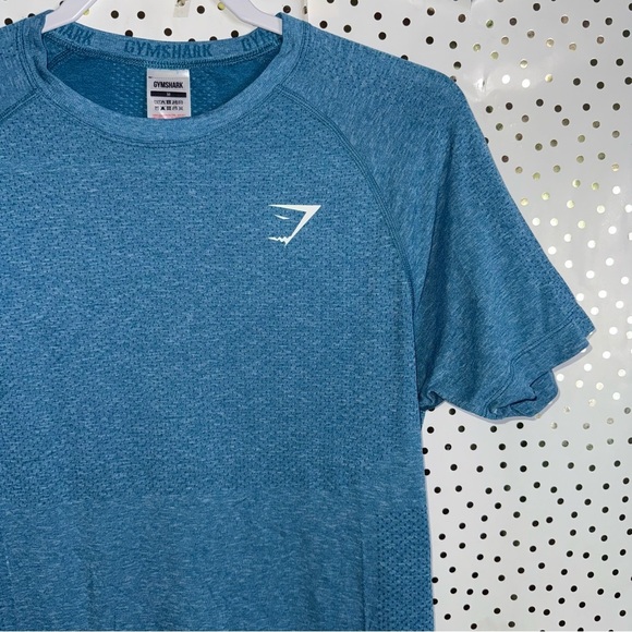 Gymshark Blue Short Sleeve Tee for Active Comfort - Picture 3 of 7